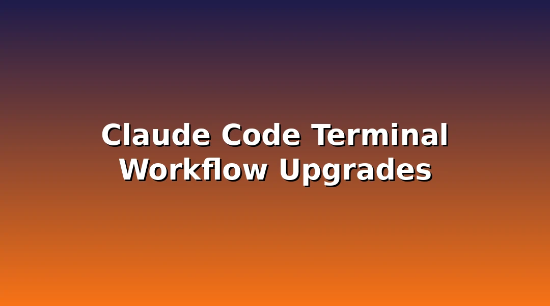 Claude Code terminal workflow and AI coding agents illustration