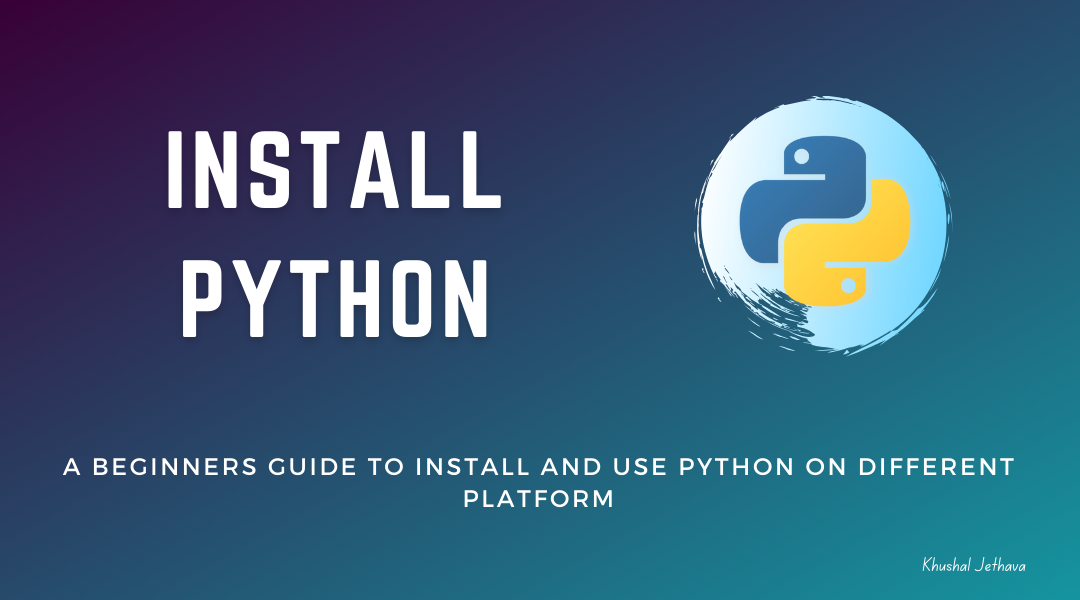 Installation of Python