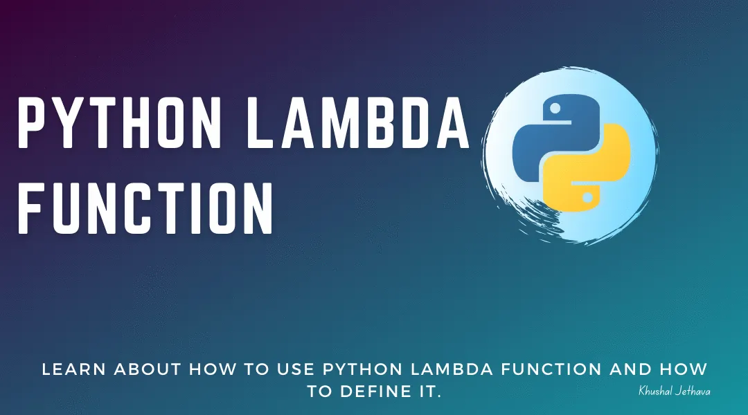 Python Lambda Function