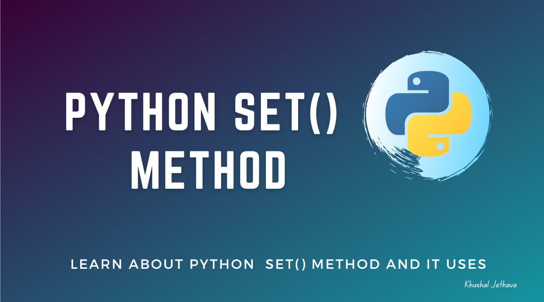 Python set()